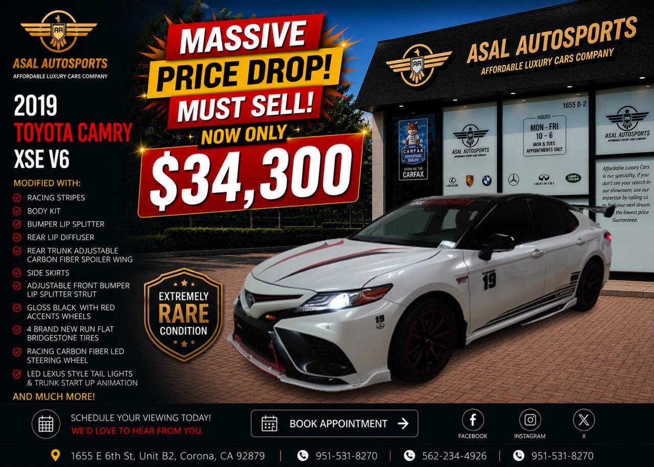 Used 2019 Toyota Camry XSE w/ Driver Assist Package FWD image 1