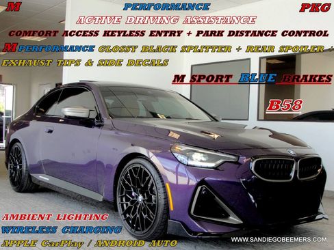 Used 2023 BMW M240i Coupe w/ Premium Package RWD image 1