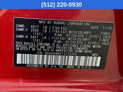 Used 2026 Subaru Crosstrek 2.5i AWD/4WD image 39