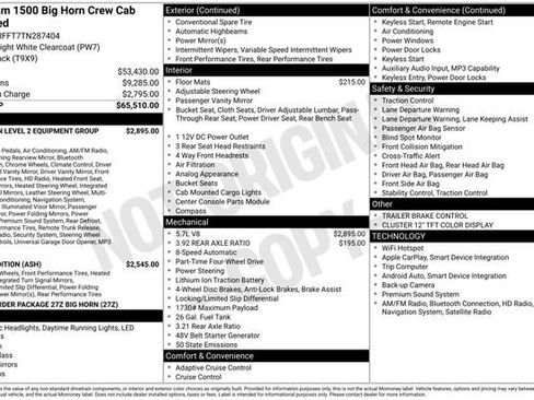 New 2026 RAM 1500 Big Horn AWD/4WD image 38