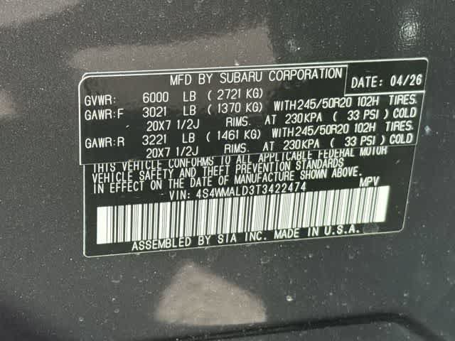 New 2026 Subaru Ascent Bronze Edition AWD/4WD image 33