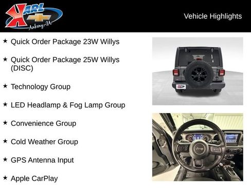 Used 2021 Jeep Wrangler Unlimited Sport AWD/4WD image 2