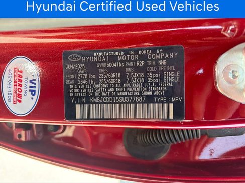 Certified 2025 Hyundai Tucson SEL AWD/4WD image 32