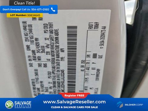 Used 2020 Lincoln Corsair Reserve w/ Equipment Group 202A image 16