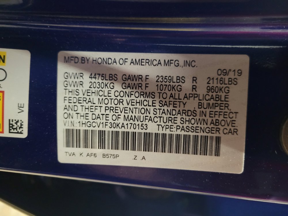 Used 2019 Honda Accord Sport image 33