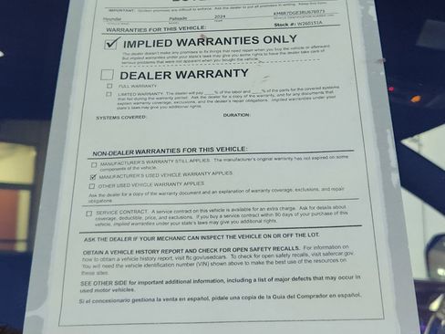 Used 2024 Hyundai Palisade Calligraphy image 55