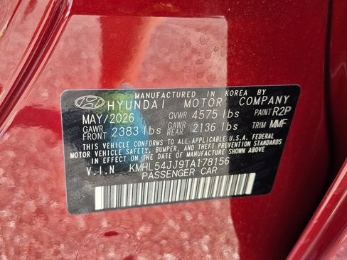 New 2026 Hyundai Sonata Limited FWD image 32