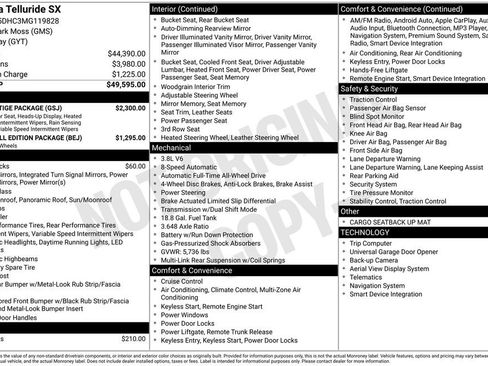 Used 2021 Kia Telluride SX w/ SX Prestige Package image 44