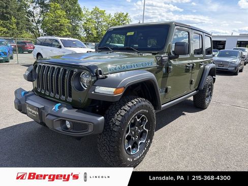 Used 2023 Jeep Wrangler Unlimited Rubicon 4xe w/ Cold Weather Group AWD/4WD image 1