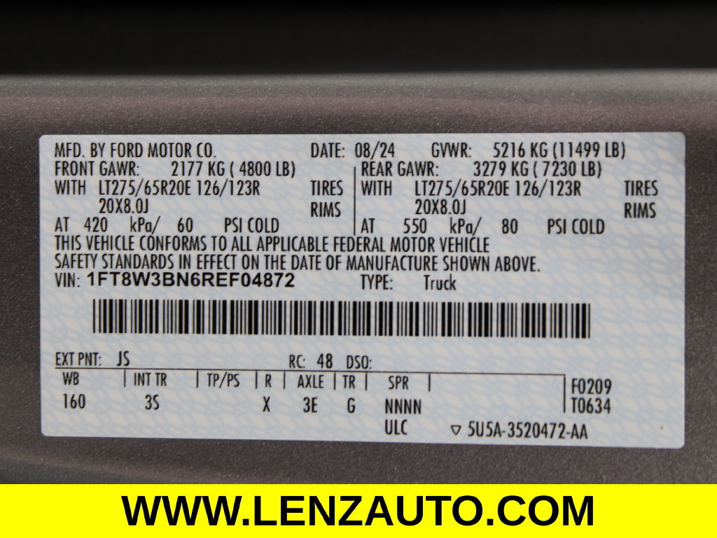 Used 2024 Ford F350 XLT w/ Black Appearance Package AWD/4WD image 78