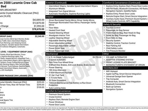 Used 2024 RAM 2500 Laramie w/ Safety Group AWD/4WD image 10