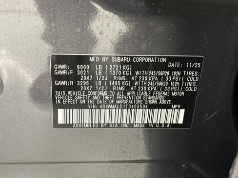 New 2026 Subaru Ascent Bronze Edition AWD/4WD image 30