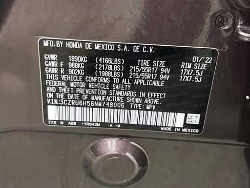 Used 2022 Honda HR-V EX image 27