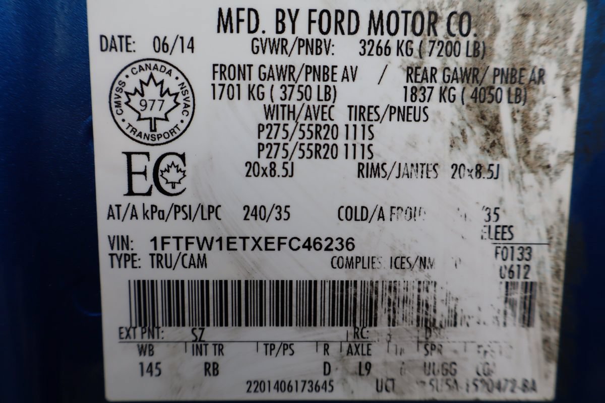 Used 2014 Ford F150 FX4 w/ Equipment Group 401A Mid AWD/4WD image 43
