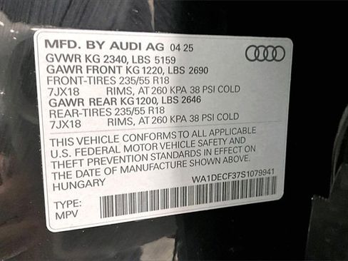 Used 2025 Audi Q3 2.0T Premium w/ Convenience Package image 33