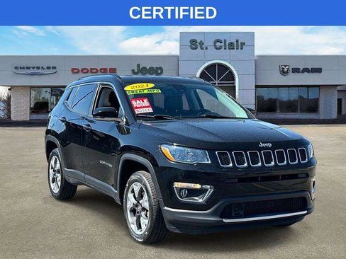 Certified 2021 Jeep Compass Limited AWD/4WD image 1