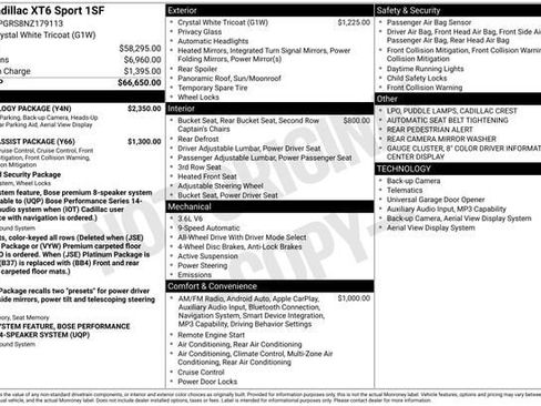 Certified 2022 Cadillac XT6 Sport w/ Technology Package image 33