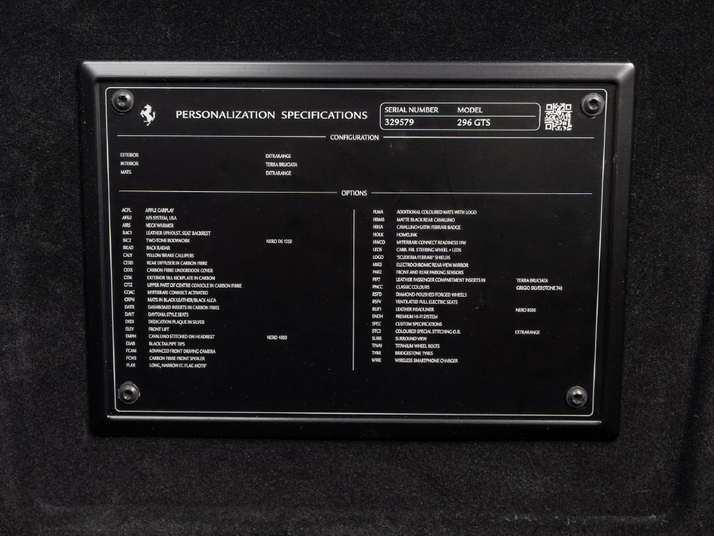 Certified 2026 Ferrari 296 GTS RWD image 36
