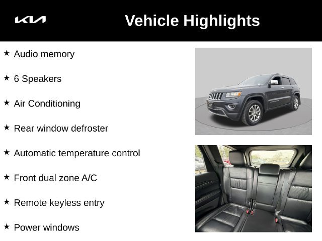 Used 2016 Jeep Grand Cherokee Limited w/ Trailer Tow Group IV AWD/4WD image 15