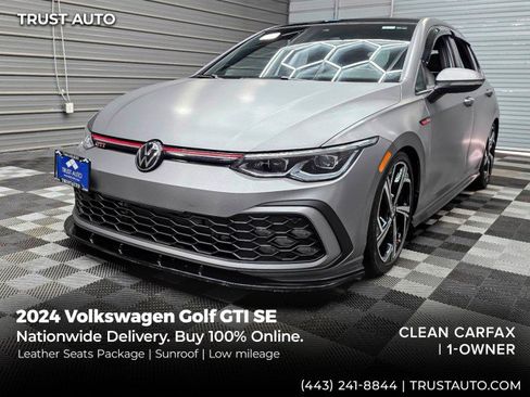 Used 2024 Volkswagen GTI SE FWD image 1