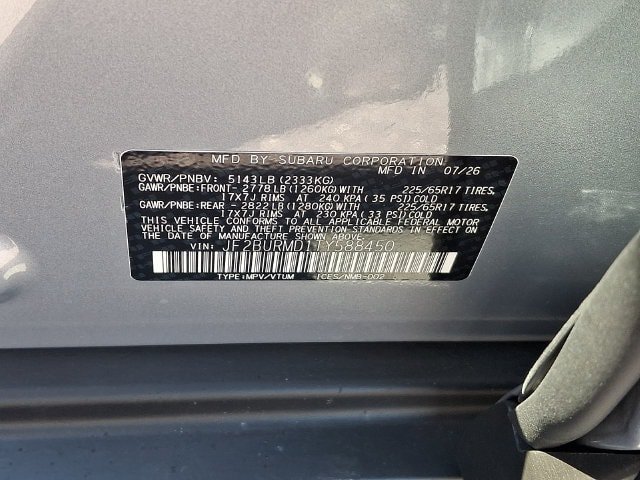 New 2026 Subaru Outback Wilderness AWD/4WD image 19