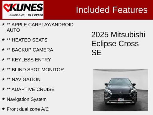 Used 2025 Mitsubishi Eclipse Cross SE AWD/4WD image 2