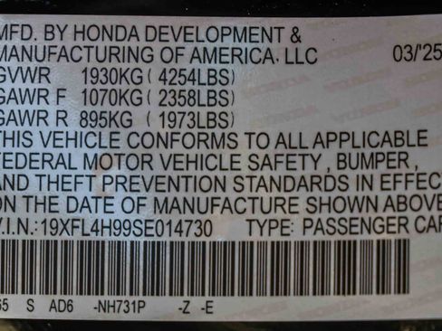 Used 2025 Honda Civic Sport Touring image 26