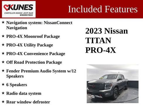 Used 2023 Nissan Titan PRO-4X w/ Pro-4x Convenience Package image 3
