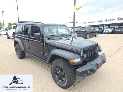 Used 2023 Jeep Wrangler Unlimited w/ Sun & Screen Package AWD/4WD image 1