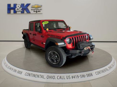Used 2020 Jeep Gladiator Rubicon w/ Uconnect 4C Nav & Sound Group AWD/4WD image 1