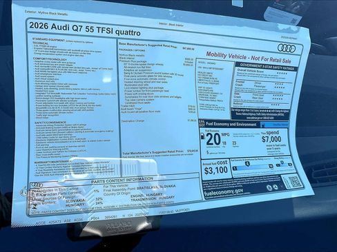 New 2026 Audi Q7 3.0T Premium Plus w/ Premium Plus Package image 17