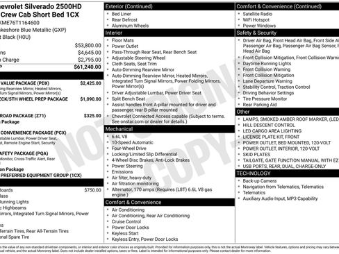 New 2026 Chevrolet Silverado 2500 Custom w/ Custom Value Package AWD/4WD image 5