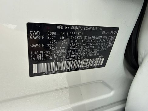 Used 2024 Subaru Ascent Limited AWD/4WD image 55