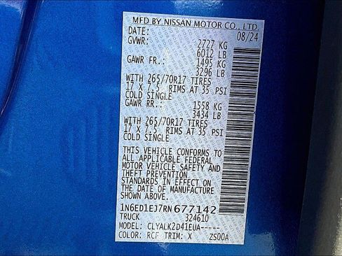 Used 2024 Nissan Frontier Pro-X image 35