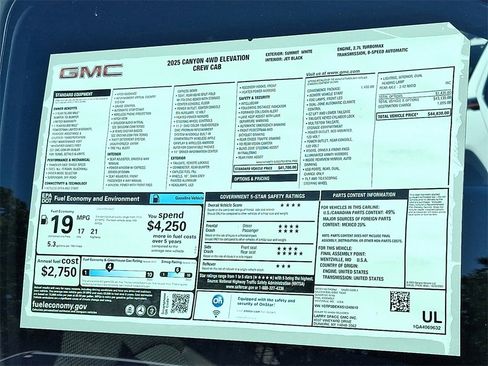 New 2025 GMC Canyon Elevation w/ Convenience Package image 11