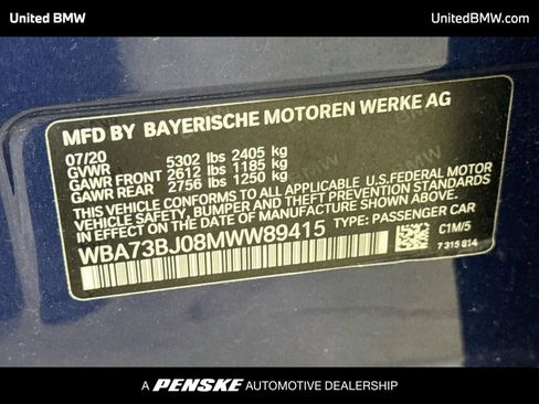 Used 2021 BMW 540i xDrive w/ M Sport Package AWD/4WD image 15