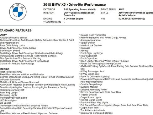 Used 2018 BMW X5 xDrive40e AWD/4WD image 17
