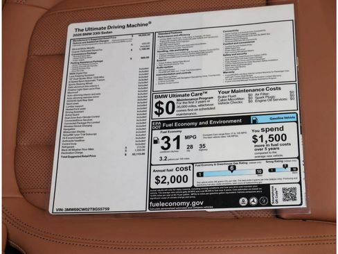 Used 2026 BMW 330i Sedan w/ Convenience Package RWD image 24