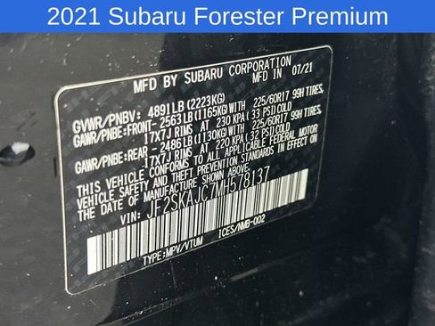 Used 2021 Subaru Forester Premium AWD/4WD image 31