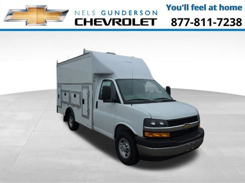 New 2025 Chevrolet Express 3500 w/ Power Convenience Package RWD image 1