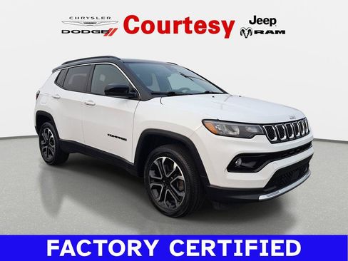 Certified 2023 Jeep Compass Limited AWD/4WD image 1