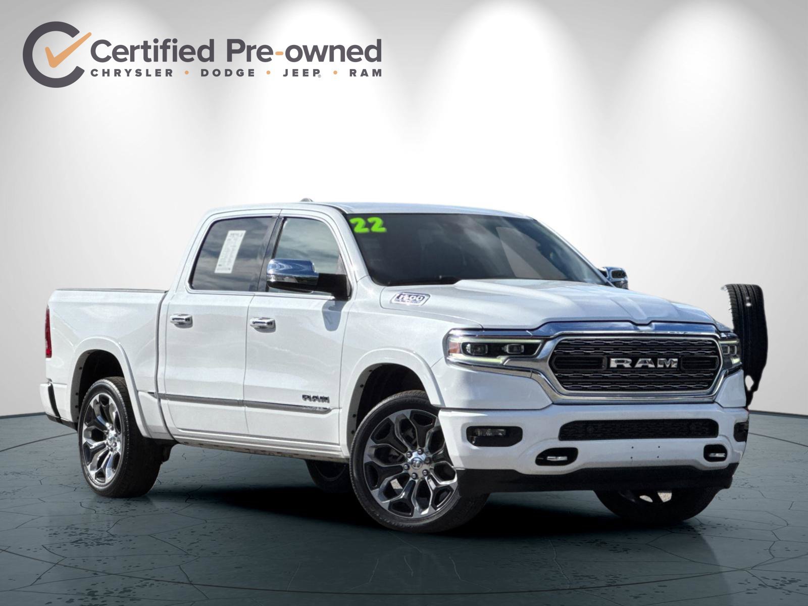 Used 2022 RAM 1500 Limited w/ Body Color Bumper Group AWD/4WD image 2
