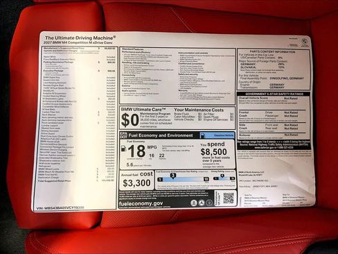 New 2027 BMW M4 xDrive Competition w/ Executive Package AWD/4WD image 22