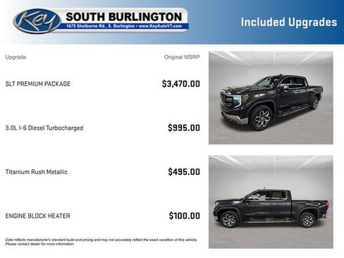 Used 2023 GMC Sierra 1500 SLT w/ SLT Premium Package AWD/4WD image 3