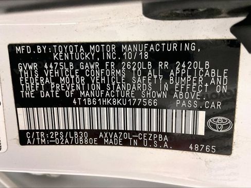 Used 2019 Toyota Camry XSE image 44