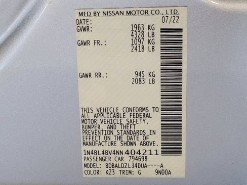 Used 2022 Nissan Altima 2.5 S FWD image 33