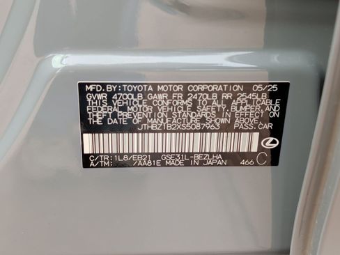 Certified 2025 Lexus IS 350 F Sport w/ Accessory Package RWD image 30