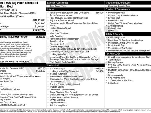 Certified 2020 RAM 1500 Big Horn AWD/4WD image 39