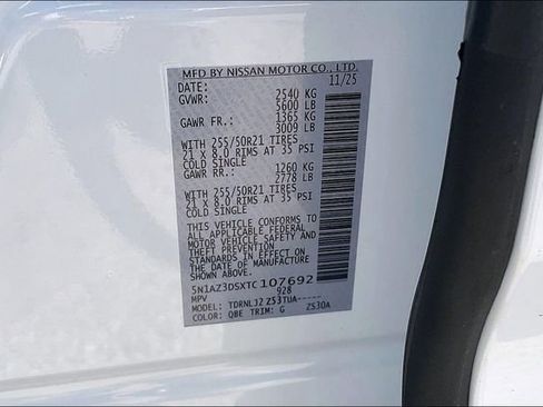 New 2026 Nissan Murano Platinum w/ Cargo Package image 8