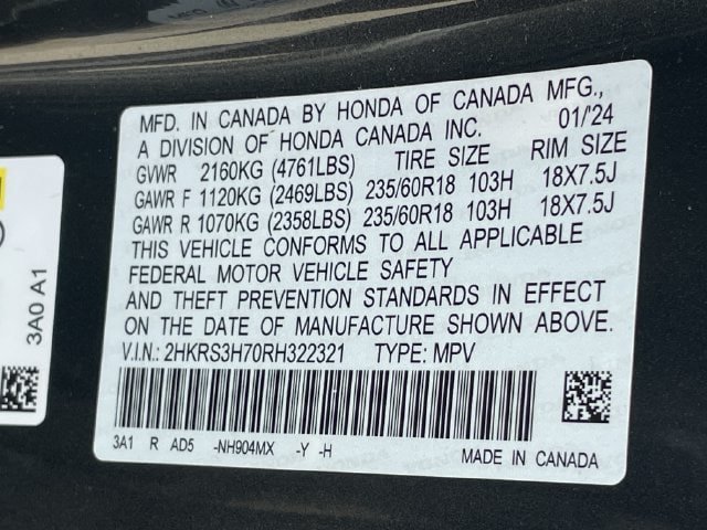 Certified 2024 Honda CR-V EX-L image 30